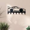 Metal Racing Car Key Holder Wall Decor Storage Rack