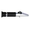 Handheld Wine Refractometer Alcohol Tester: 0-25% Sugar, 0-40% Saccharometer.