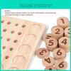 10 Kids Digit Counter Early Education Number Match Arithmetic Board Kindergarten