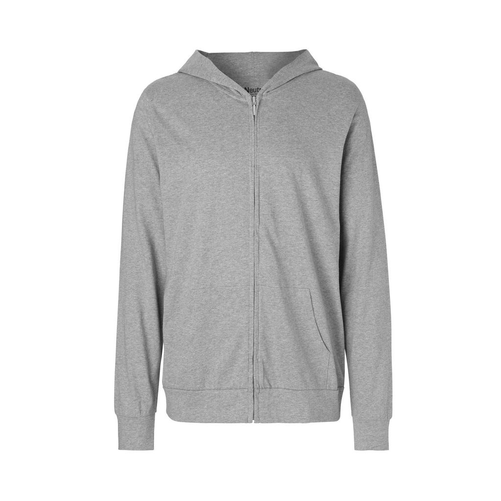 Neutral Unisex Adult Jersey Zipped Hoodie