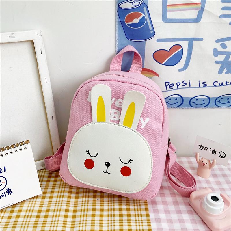 Stylish Breathable Durable Cartoon Animal Canvas Backpack For Toddlers