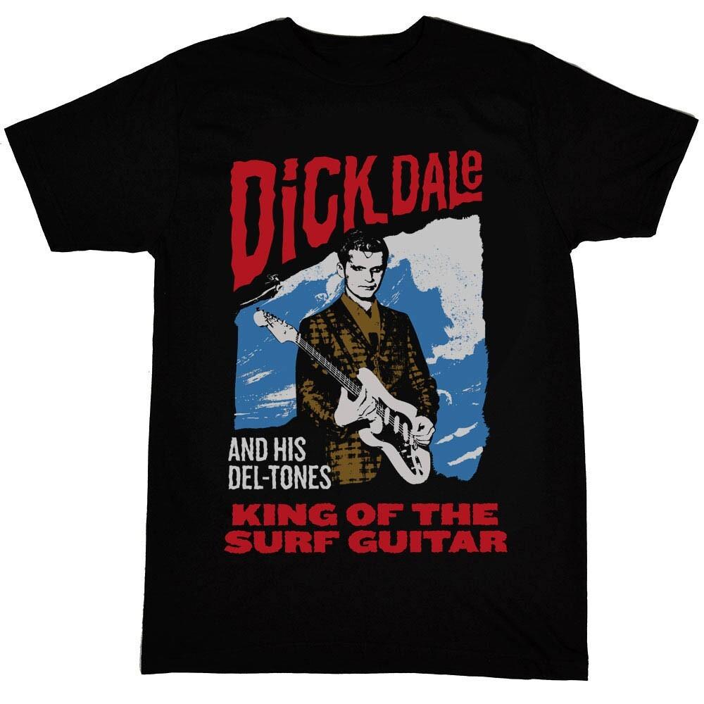 

Vtg Dick Dale Music Tour Cotton Black Full Size Unisex T Shirt UR218 Unisex T-Shirt XXXXL