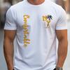 Combed Fabric Breathable Men's T-Shirt - Comfortable Skin-Friendly Daily Casual