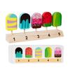 Kids' Wooden Ice Cream & Ice Lolly Pretend Play Set - Encourages Role Play & Logical Thinking, Perfect Interactive Gift for Parent-Child Fun