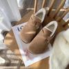 Thick-soled velvet women's autumn and winter outer wear fluffy snow boots inner height increase all-inclusive Boken cotton shoes
