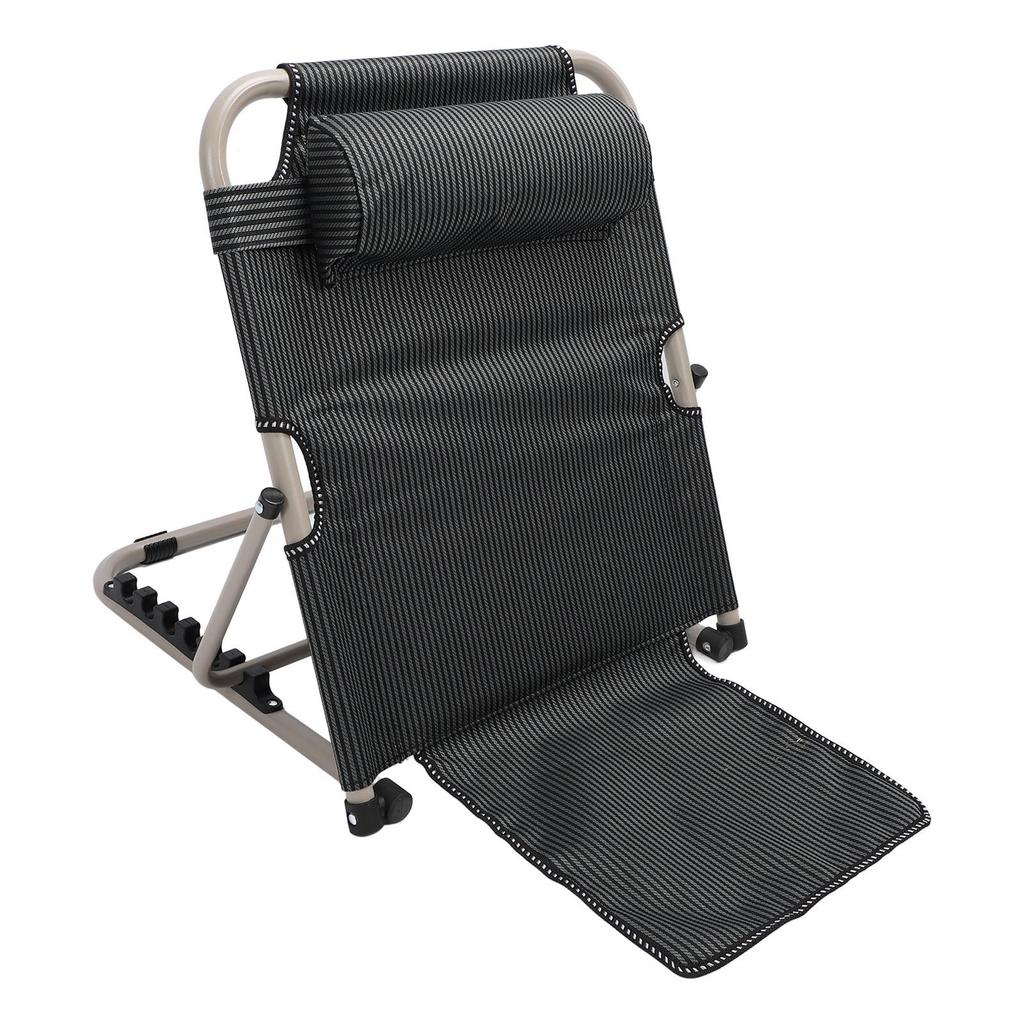 Lifting Bed Backrest Floor Chair with Head Pillow Folding Multifunctional 6 Degree Sit Up Backrest Floor Chair for