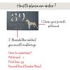 Personalised Wall Address House Number Acrylic Pet Plaques Outdoor Family Name Address Cat/Dog Door Sign White/Black