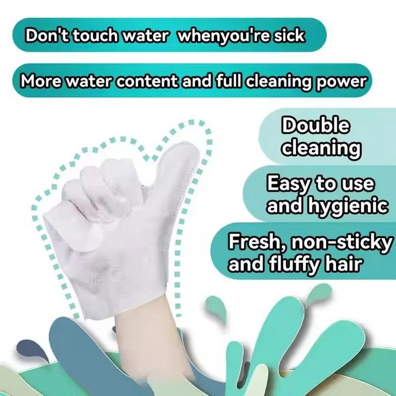 Individually Wrapped Pet Glove Wipes 6PCS Free Wash Dogs And Cats Grooming Wet Hand Wipes