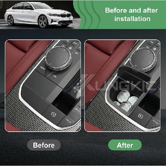 RHD Storage Box For BMW 2 3 4 Series F40 G20 G26 G01 G02 G05 G06 G07 I4 X3 X4 X5 X6 M4 Modification Car Console Gear Shift Lever