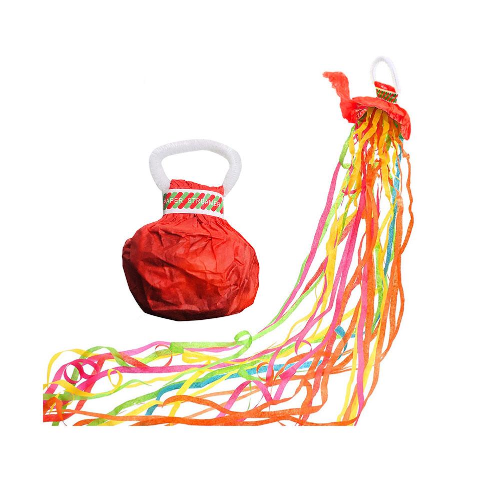 Party Popper Hand Throw Streamer Confetti Decoration Paper Hand Throw Ribbon for Wedding Celebration Atmosphere Props Supplies