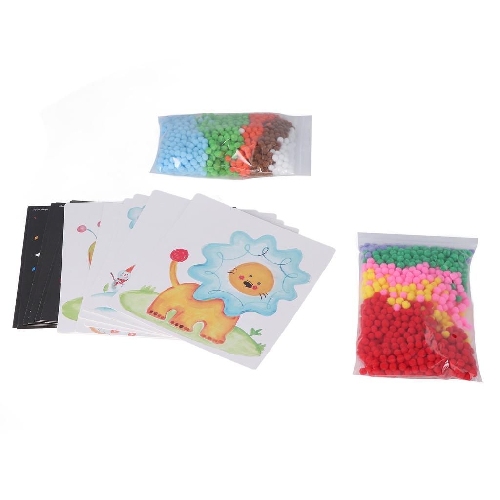 Mosaic Sticker Art Sticky DIY for Kids Enhanced Color Perception Exercise Hand Eye Coordination Handcraft Mosaic Art