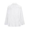 TAOP&ZA Women's Summer Hollow Embroidery Suit: Elegant Fashion Jacket & Casual Shorts