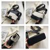 New splicing fashion diamond niche women's versatile bag messenger bag shoulder small bucket bag