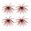 4Pcs 6CM/1.9G 10.5CM/4G Soft Sea Urchin Lure with Swimming Skirts Artificial Tentacle Creature Bait Saltwater Freshwater Trout Fishing Accessories