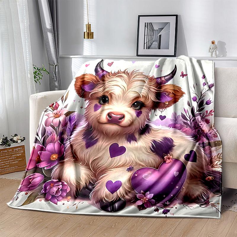 

1pc Love is Sweet: Cute Yorkie Dogs with Chocolate Heart Blanket Perfect for Home Decor, Couch Cover, Travel .W045 80x120cm