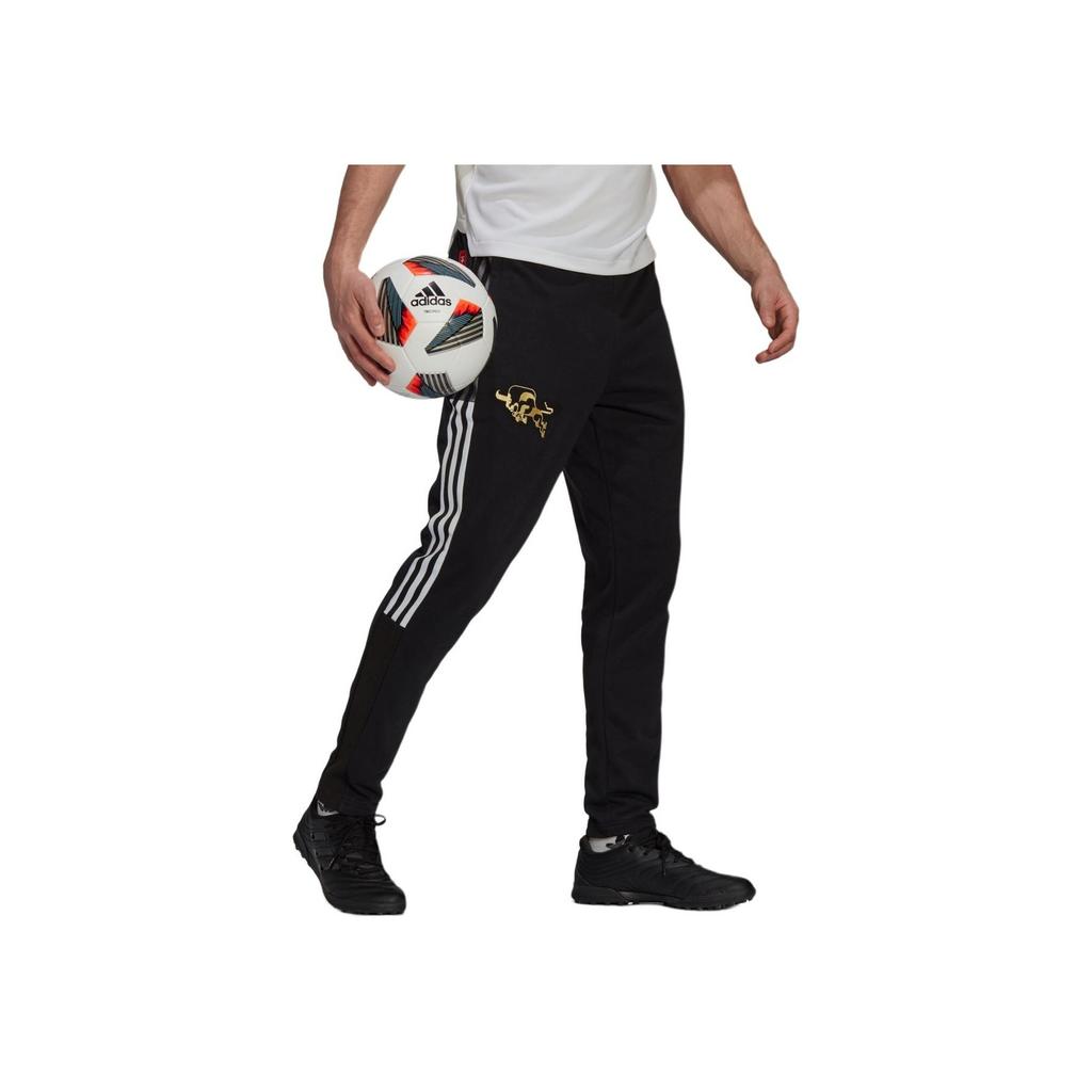 Adidas CNY Series Manchester United Soccer Training Pants Men Bottoms Black GK9442