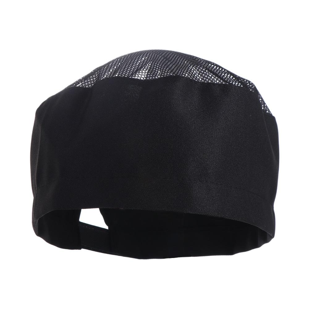 Adjutable Strap Breathable Sushi Cap Japanese-Style Chef Hat Chef Flat Top Caps  Coffee Shop