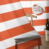 Stripes Orange Tulle Curtains Living Room Kitchen Chiffon Curtain Bedroom Balcony Sheer Curtain Fashion Home Decor