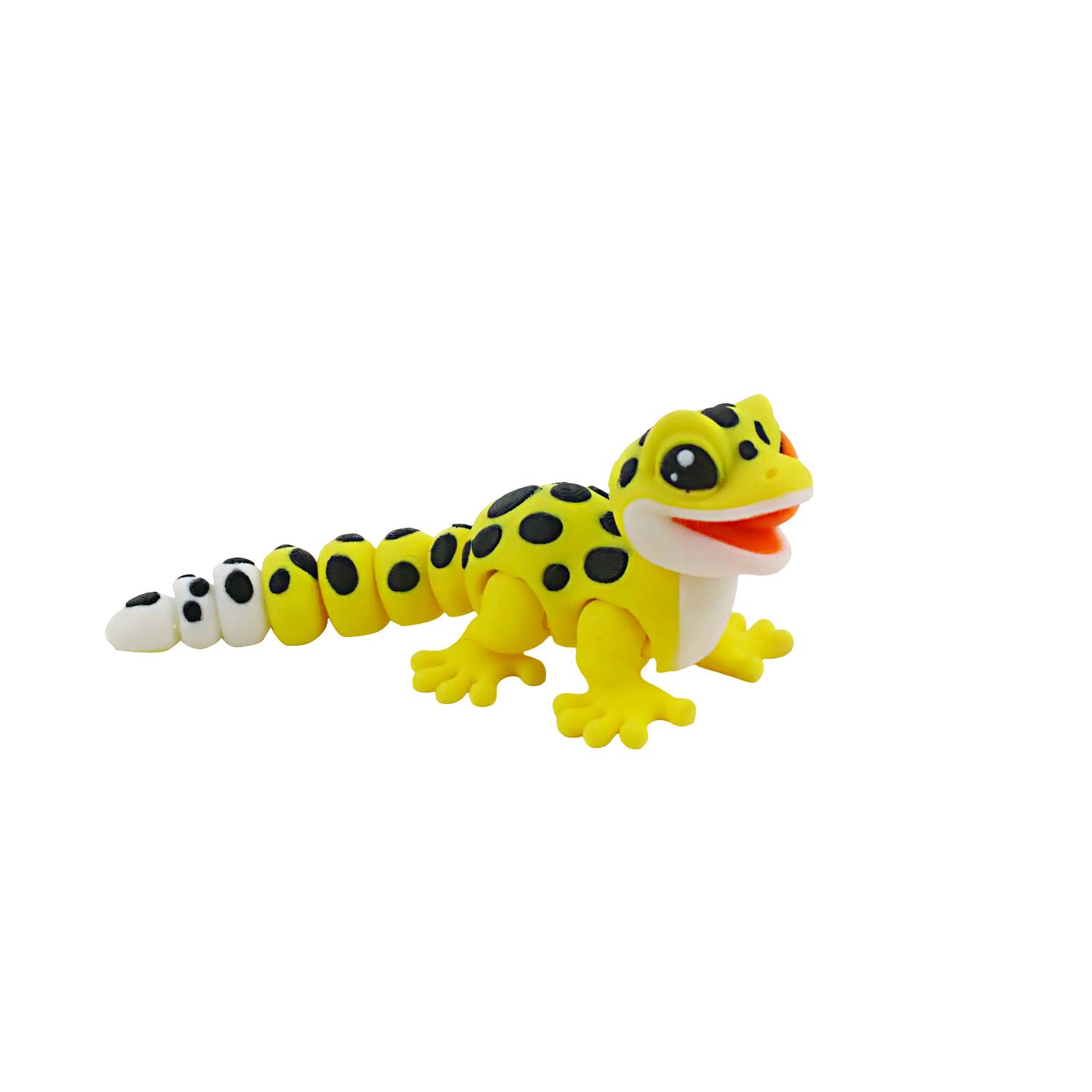 

3D Printed Eye Licking Lizard, Simulation Animal Model Creative Toy, Desktop Decoration Present Plaything For Kids