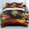 Anime One-Punch Man Saitama Beding Set Printed Bed Linen Set With Pilowcase Bed Soft Duvet Cover Soft Single Double Quen Super King-Sized Dimensionsd