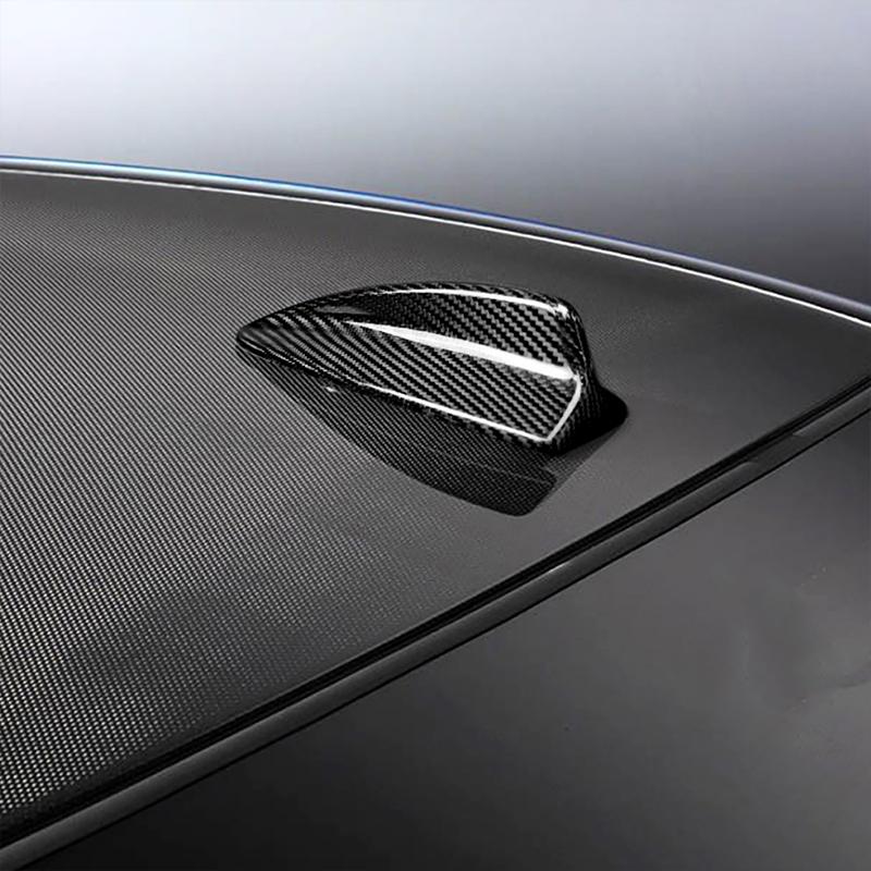 For BMW E90 E92 E93 3 Series 2005-2012 Real Carbon Fiber Antenna Shark Apply To BMW Finten Antenna Cover Car Interior