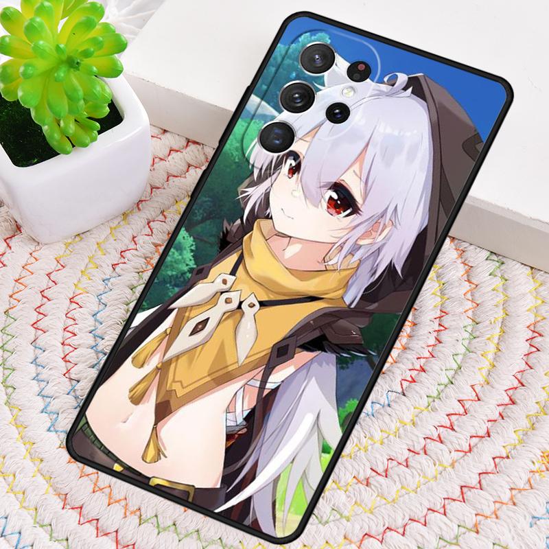 Genshin Impact Razor manga Silicone Phone Case For Samsung Galaxy note 10 pro S26 S25 S24 S23 S22 S21 Plus S25Ultra Capa Cover
