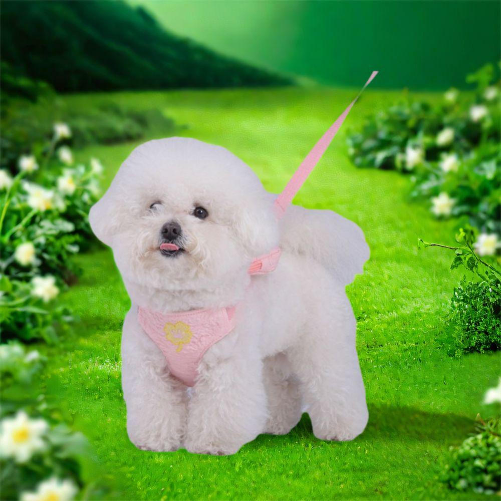 Comfortable Cat Dog Harness Breathable Dog Undershirt Chest Strap  Outdoor Walking