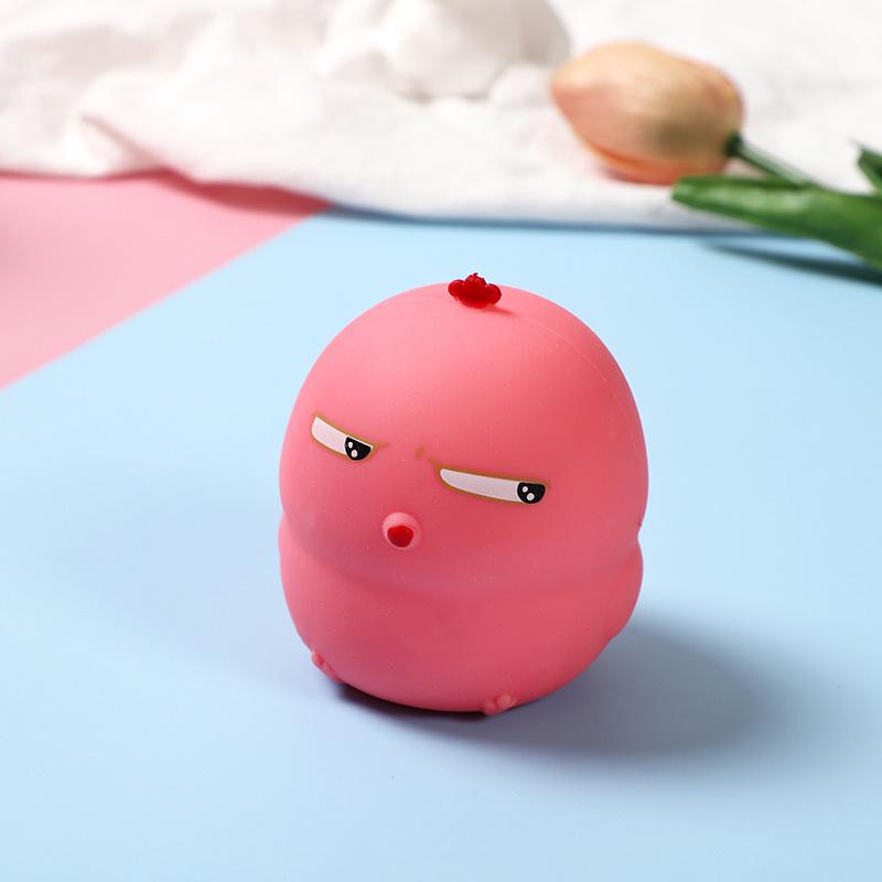 Cool Squishy Duck Decompression Toy with Staring Eyes - Children's Cartoon Stress Reliever