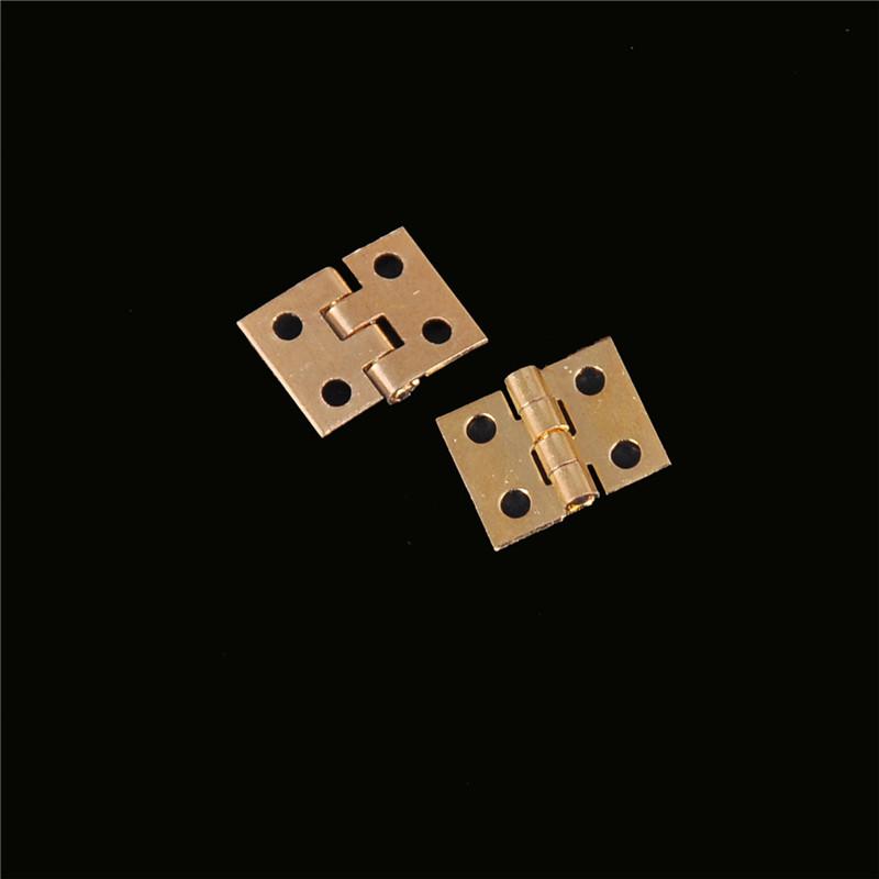 thumbnail image 2 of Pack Of 4 Small Hinges With Screws Jewellery Box Dolls House Antique Brass 18mm X 15mm~5060245894036 01c Mp 2 of 14