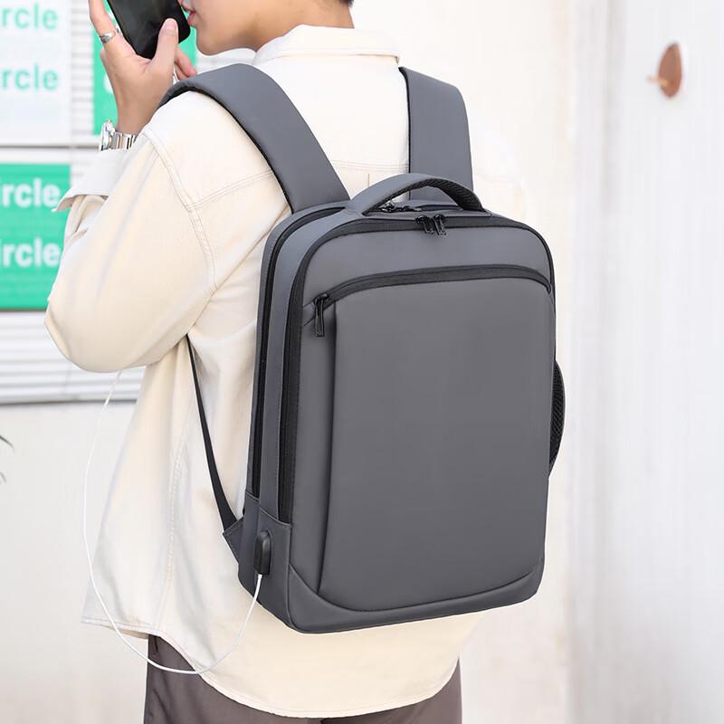 Men s USB Charging Laptop Backpack