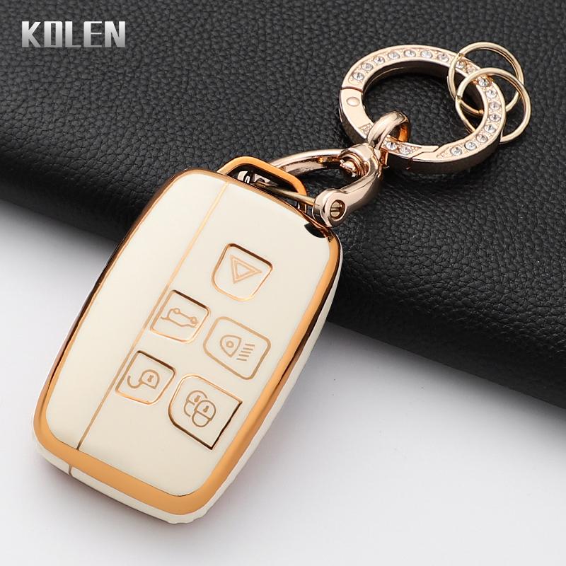 Luxury Car Remote Key Case Cover Shell For Land Rover Range Rover Evoque Sport Freelander Discovery Velar For Jaguar Xe Xf Xj