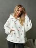 Women's Plus Size Vintage American Shirt - Loose Slimming Sweet Korean Style Blouse, Casual Elegant Top