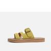 Soft-faced Flat-bottomed Slippers for Women's Summer Outer Wear 2025 New Versatile Belt Buckle Leather Casual Non-slip Soft-bottomed Sandals