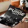 Movie T-The P-Purge Throw Flannel Cozy Print Blanket, Portable, Durable Machine Washable Cute Cool