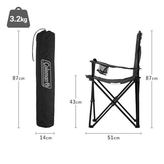 Coleman Chair Resort Cup Holder Outdoor Camping Fishing Compact Storage Case Sports Day Garden