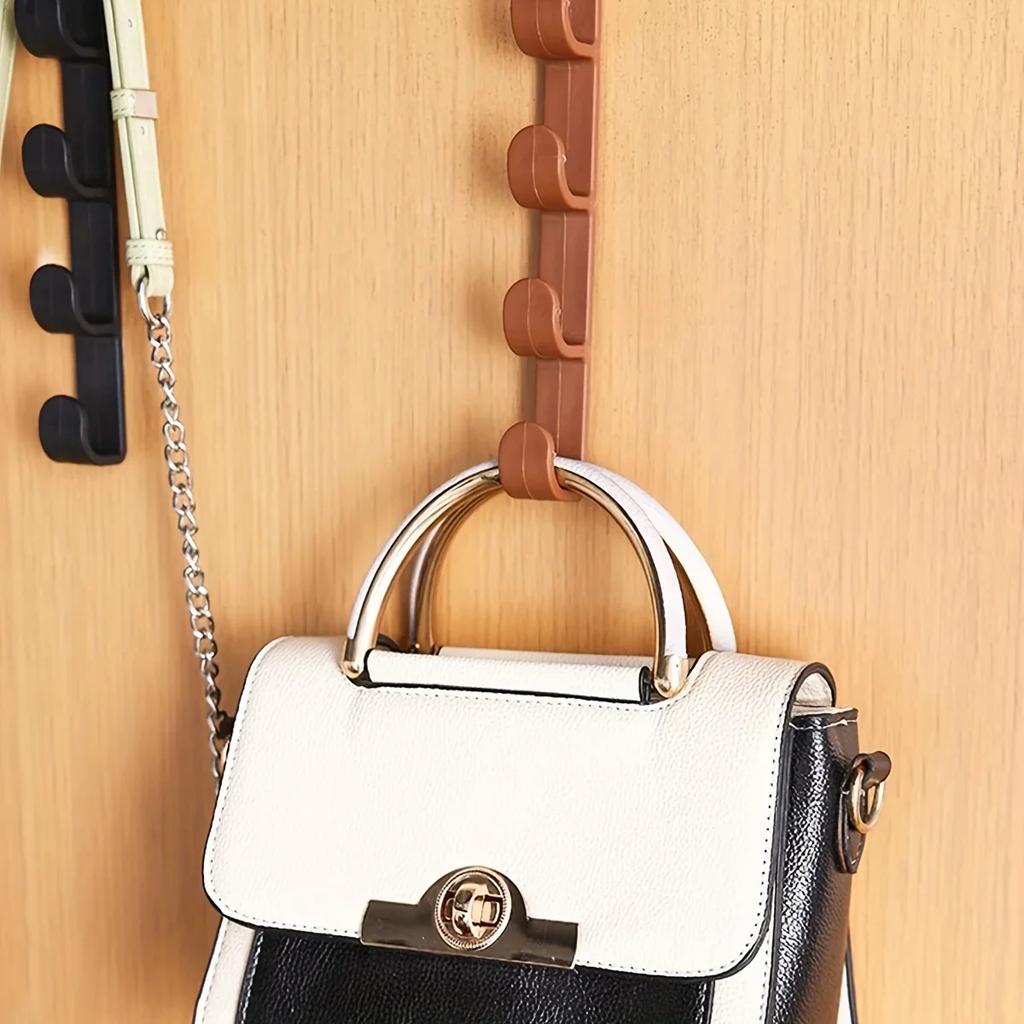 1/3pcs Clothes Hangers Behind The Door Coat Hook Hanger Behind The DoorCabinet Wardrobe Dormitory Door Hook Bathroom Accessories