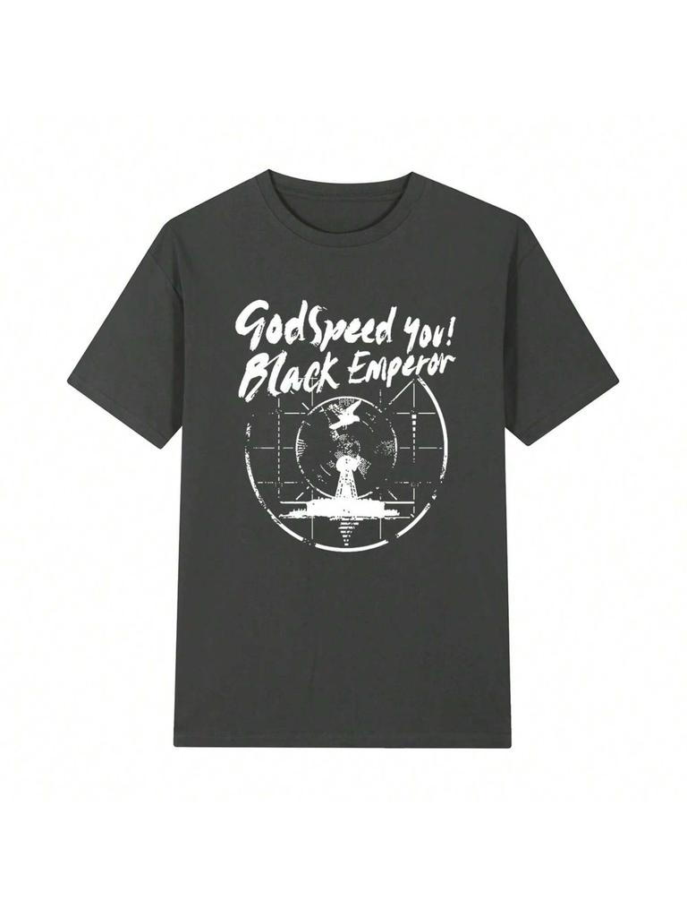 Godspeed You Black Emperor Vintage Koszulka Prezent na Boże Narodzenie Streetwear Bawełniana koszulka unisex Nowa koszulka Koszulka Wounisex Top