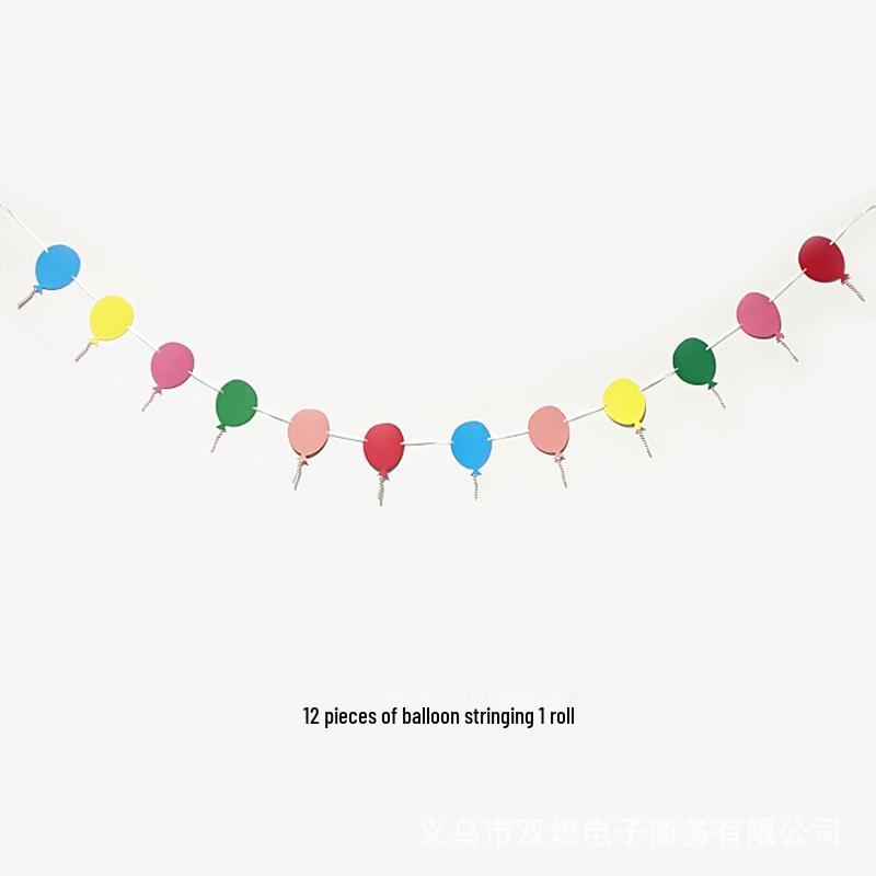 Birthday Party Decoration Kit: Banner, Pennant, and Photo Props for Boys and Girls