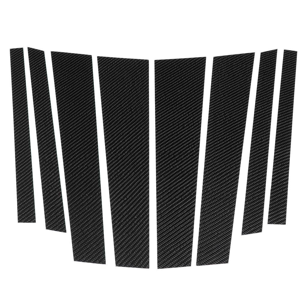 8pcs Carbon Fiber Window BPillar Trim Decorative Sticker Fits for X5 F15 20142018