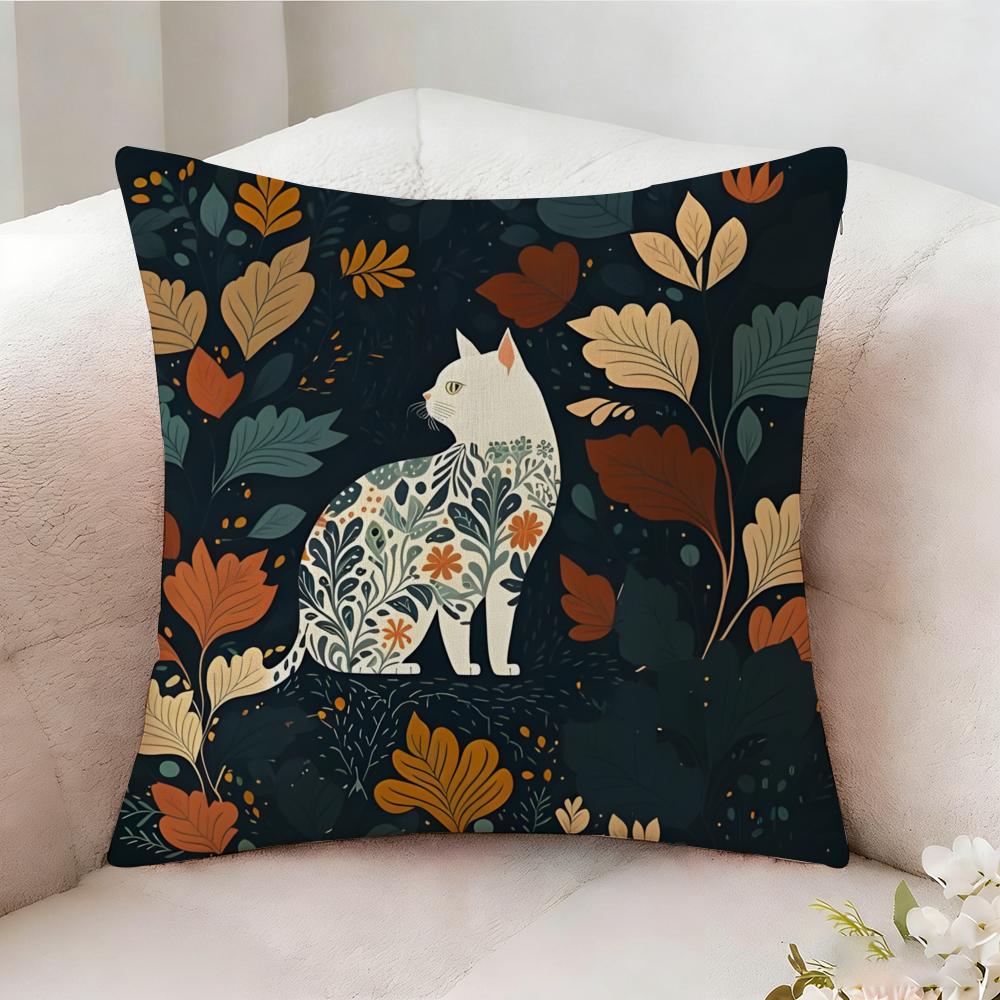 Plant And Classic Animal Pillow Case Pillowcase Doublesided Printed Sofa Cushion Bedroom Headboard Pillow
