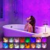 Night Light Desk Lamp Blue Light for Relaxation Water Wave Projection Night Light for Shower Spa with Touch Control for Bathroom