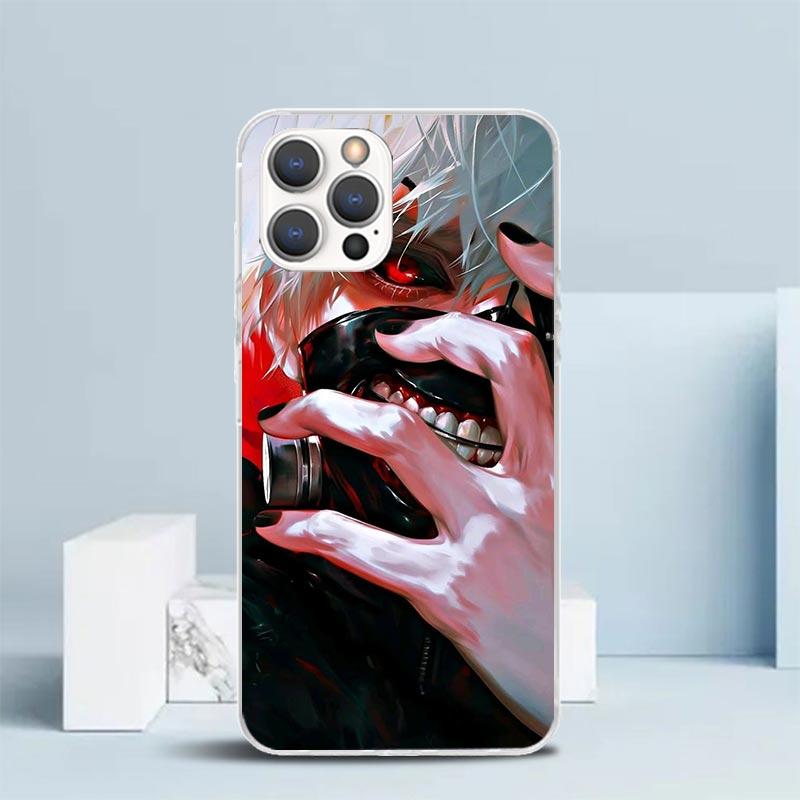 G-Ghoul Tokyo Kaneki Ken Phone Case For IPhone 16 17 Air 16E 15 14 Plus 13 Mini 12 11 Pro Max 7 8 + SE 2020 Soft TPU Back Cover