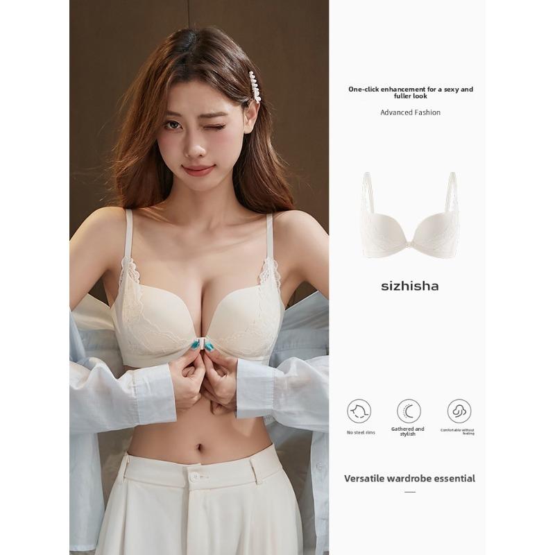 Intimo Estivo Sexy da Donna Bellezza Fibbia Anteriore Schiena Raccoglie Seno Piccolo Per Mostrare Grande Supporto