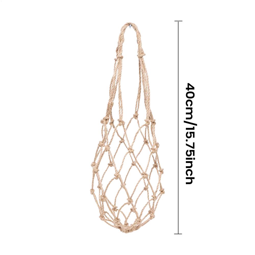 Hand Woven Bottle Mesh Bag Manual Weave Multipurpose Storage Mesh bags  for Home Bar Restaurant Camping Outdoor Net Bags
