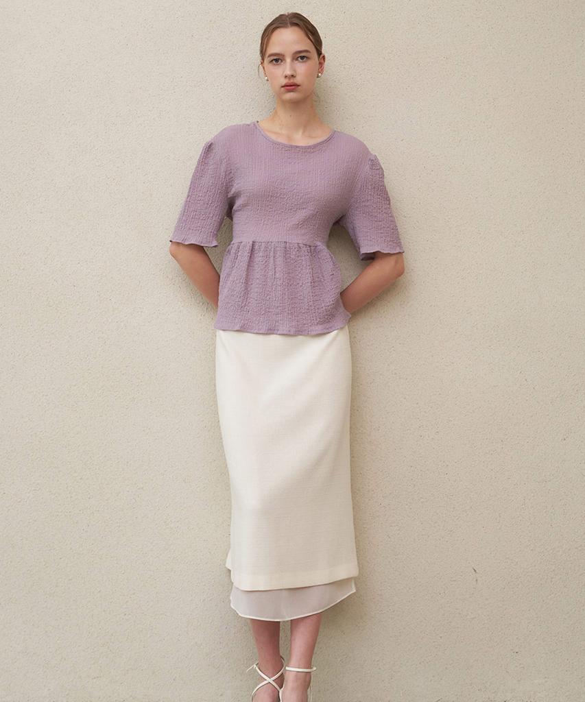 Peullobeu Sheer Skirt_Iv