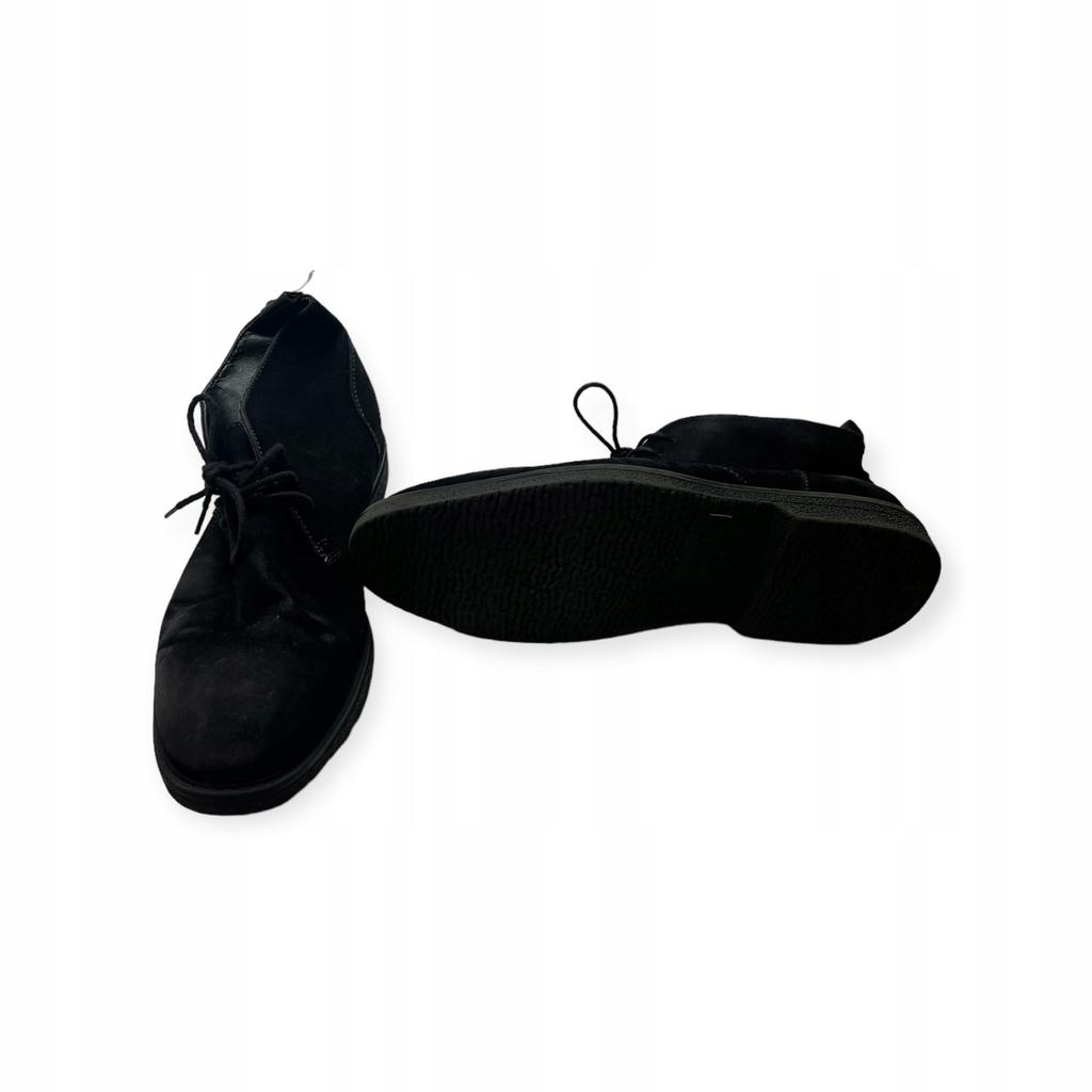 Black Elegant Lace-up Men's Shoes Alfani 44 - Used