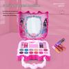 Ye Luoli Kinder-Make-up-Set: Nagellack, Kamm, Verkleidungs- und Lippenstift-Set sowie Koffer-Spielset.