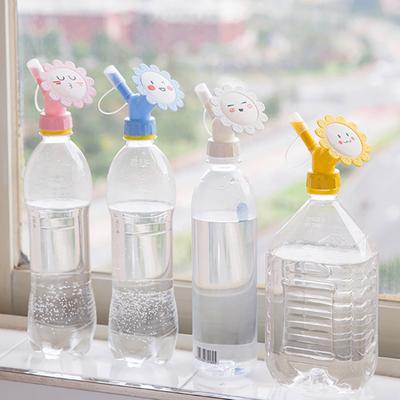 2 in 1 Gießkanne Blumenform Getränkeflasche Sprühdüse Sprinkler