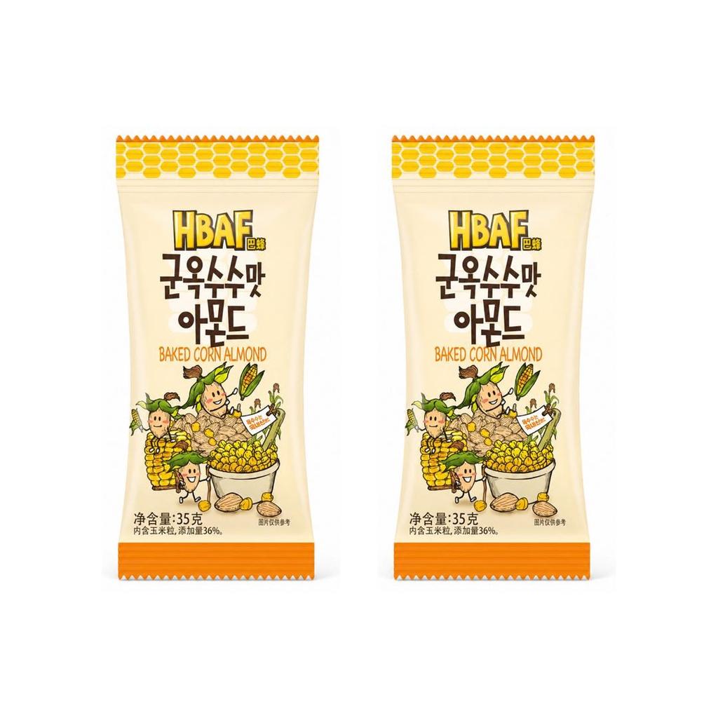 HBAF BAKED CORN ALMOND 35g