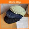 Retro Color Solid Denim Newsboy Cap Vintage Wash Sunshade Street Style Fashion